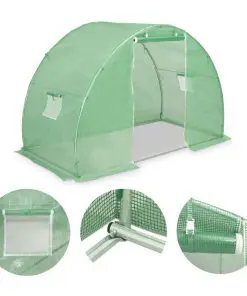 vidaXL Greenhouse with Steel Foundation 4.5m² 300x150x200 cm