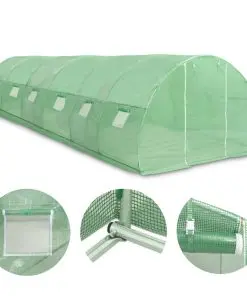 vidaXL Greenhouse with Steel Foundation 27m² 900x300x200 cm