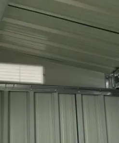 vidaXL Garden Shed with Sliding Doors Anthracite 329.5x205x178 cm Steel