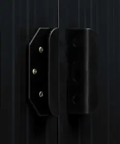 vidaXL Garden Shed with Sliding Doors Anthracite 386x205x178 cm Steel