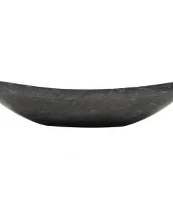 vidaXL Sink 50x35x12 cm Marble Black