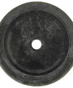 vidaXL Sink 40×12 cm Marble Black