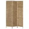 vidaXL 3-Panel Room Divider 116×160 cm Water Hyacinth