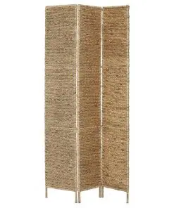 vidaXL 3-Panel Room Divider 116×160 cm Water Hyacinth