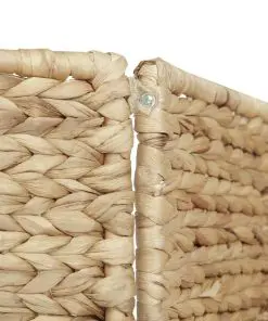 vidaXL 5-Panel Room Divider 193×160 cm Water Hyacinth