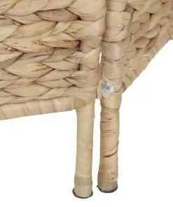 vidaXL 5-Panel Room Divider 193×160 cm Water Hyacinth