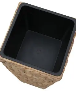 vidaXL Garden Planters 3 pcs Water Hyacinth Brown