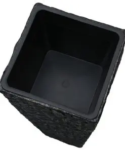 vidaXL Garden Planters 3 pcs Water Hyacinth Black