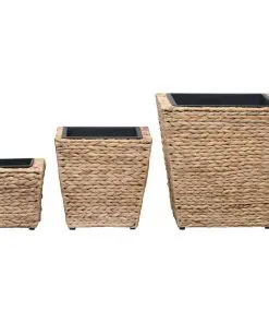 vidaXL Garden Planters 3 pcs Water Hyacinth