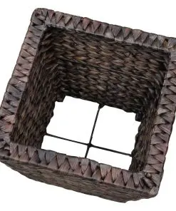 vidaXL Garden Planters 3 pcs Water Hyacinth Brown