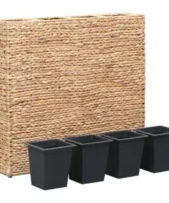vidaXL Garden Planter with 4 Pots Water Hyacinth