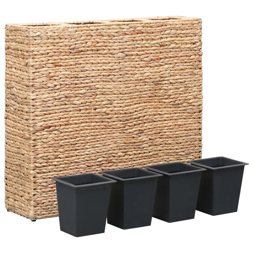 vidaXL Garden Planter with 4 Pots Water Hyacinth