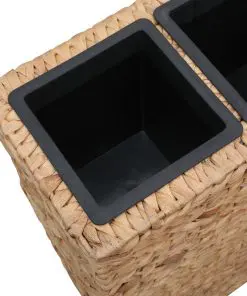 vidaXL Garden Planter with 4 Pots Water Hyacinth