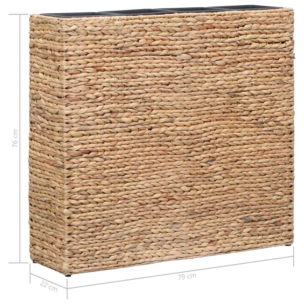 vidaXL Garden Planter with 4 Pots Water Hyacinth