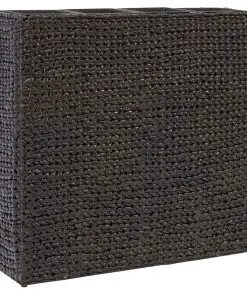 vidaXL Garden Raised Bed with 4 Pots Water Hyacinth Black