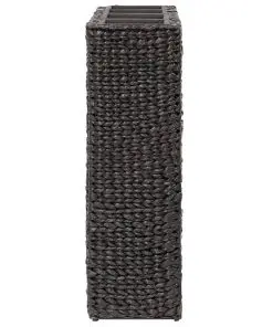 vidaXL Garden Planter with 4 Pots Water Hyacinth Black