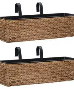 vidaXL Garden Planters 2 pcs Water Hyacinth