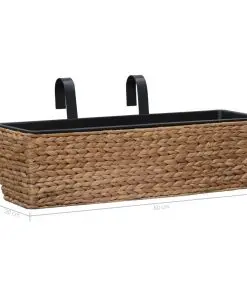 vidaXL Garden Planters 2 pcs Water Hyacinth