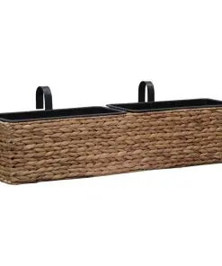 vidaXL Garden Planters 2 pcs Water Hyacinth