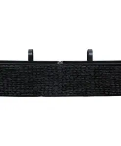 vidaXL Garden Planters 2 pcs Water Hyacinth Black