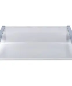 vidaXL Door Canopy Grey 120×100 cm PC