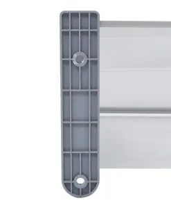 vidaXL Door Canopy Grey 200×100 cm PC