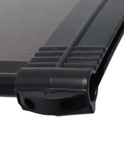 vidaXL Door Canopy Black 150×100 cm PC