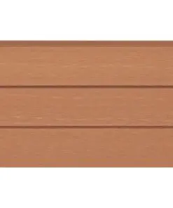 vidaXL Garden Fence WPC 183×187 cm Brown