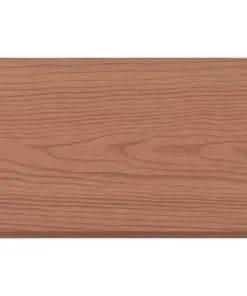 vidaXL WPC Fence Set 2 Square 357x187cm Brown