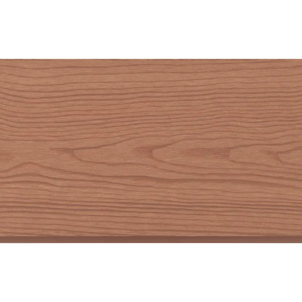 vidaXL WPC Fence Set 5 Square 879x187cm Brown