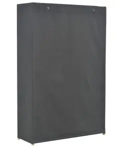 vidaXL 3-Tier Wardrobe Grey 110x40x170 cm Fabric