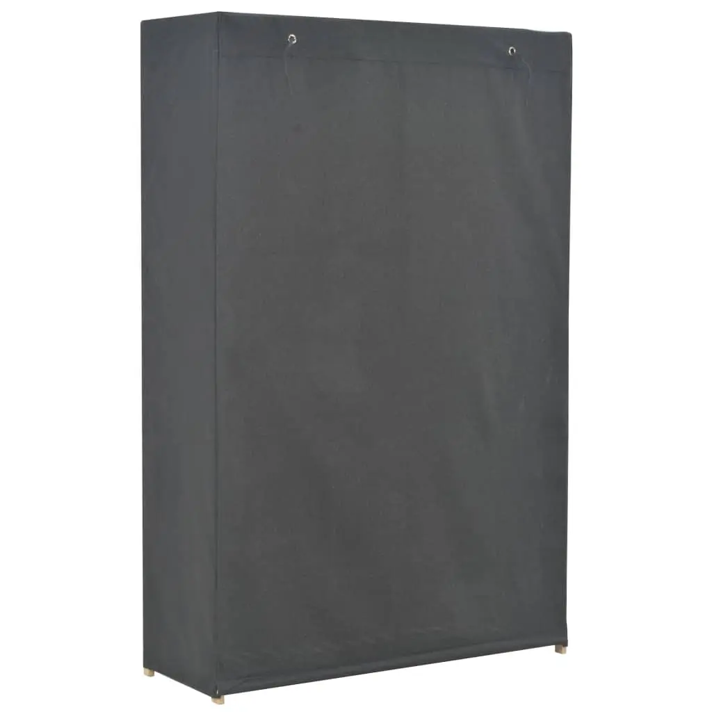 vidaXL 3-Tier Wardrobe Grey 110x40x170 cm Fabric