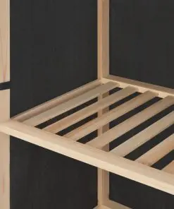 vidaXL Wardrobe Grey 110x40x170 cm Fabric