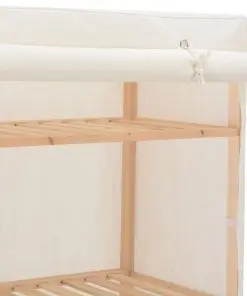 vidaXL Wardrobe White 79x40x170 cm Fabric