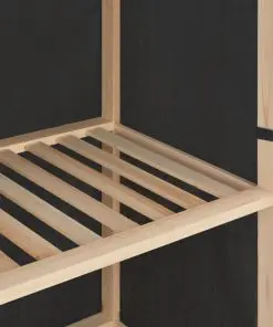 vidaXL Wardrobe Grey 79x40x170 cm Fabric