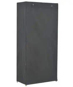 vidaXL Wardrobe Grey 79x40x170 cm Fabric