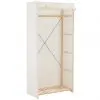 vidaXL Wardrobe White 79x40x170 cm Fabric