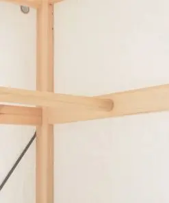 vidaXL Wardrobe White 79x40x170 cm Fabric