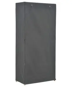 vidaXL Wardrobe Grey 79x40x170 cm Fabric