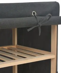 vidaXL Wardrobe Grey 135x40x170 cm Fabric