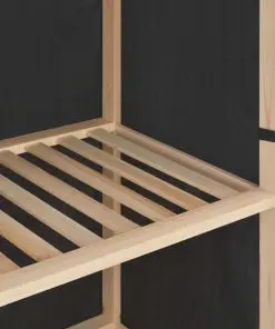 vidaXL Wardrobe Grey 135x40x170 cm Fabric