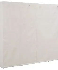 vidaXL Wardrobe White 200x40x170 cm Fabric