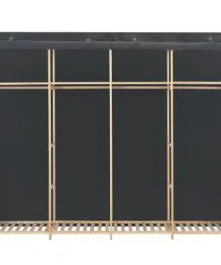 vidaXL Wardrobe Grey 200x40x170 cm Fabric