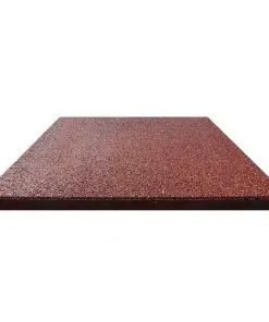 vidaXL Fall Protection Tiles 6 pcs Rubber 50x50x3 cm Red