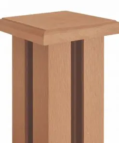 vidaXL Garden Fence with Trellis WPC 357×185 cm Brown