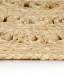 vidaXL Handmade Rug Braided Jute 120 cm