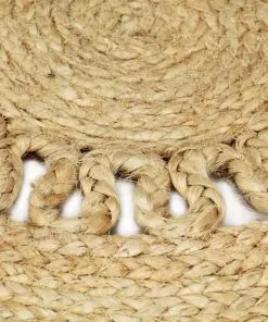 vidaXL Handmade Rug Braided Jute 120 cm