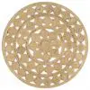 vidaXL Handmade Rug Braided Jute 120 cm