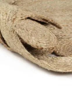 vidaXL Handmade Rug Braided Jute 90 cm