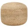 vidaXL Handmade Pouffe 45×30 cm Jute